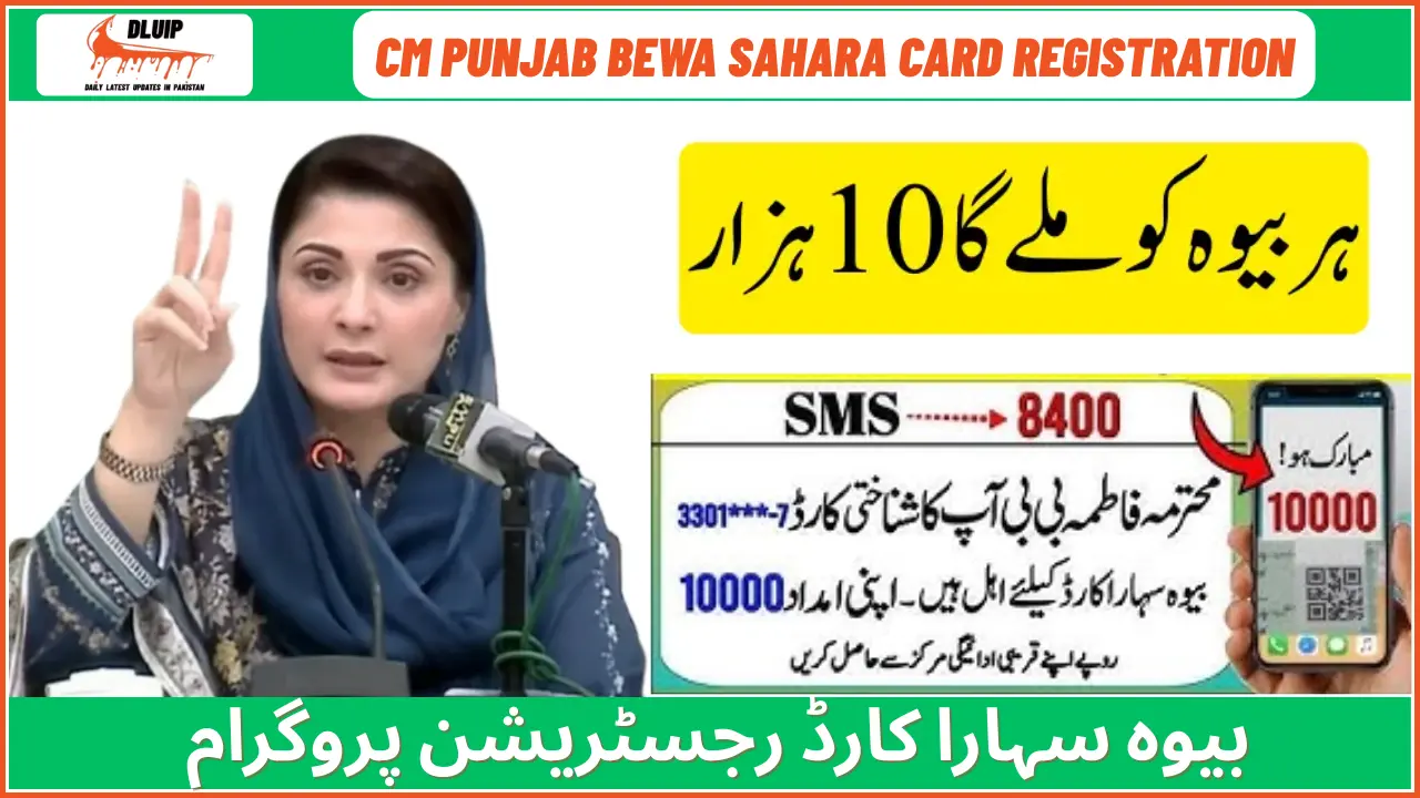 CM Punjab Bewa Sahara Card