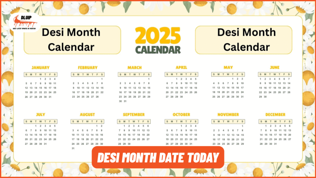 Desi Month Date Today