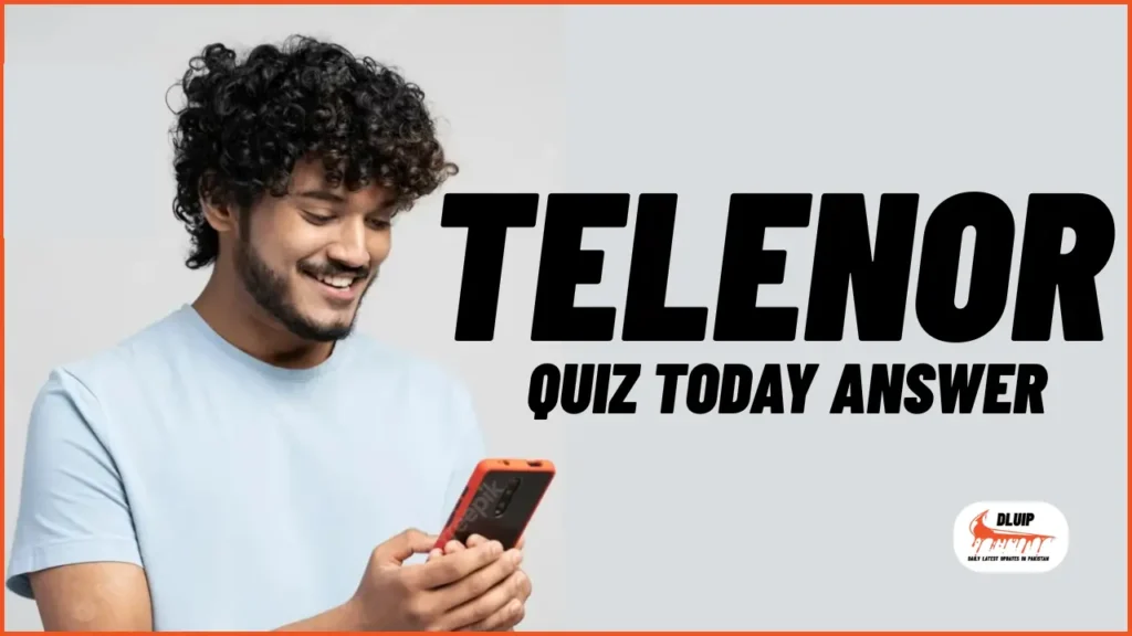 Telenor Quiz Answer Today