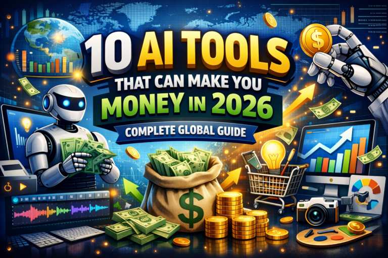 Top 10 AI Tools for Making Money in 2026