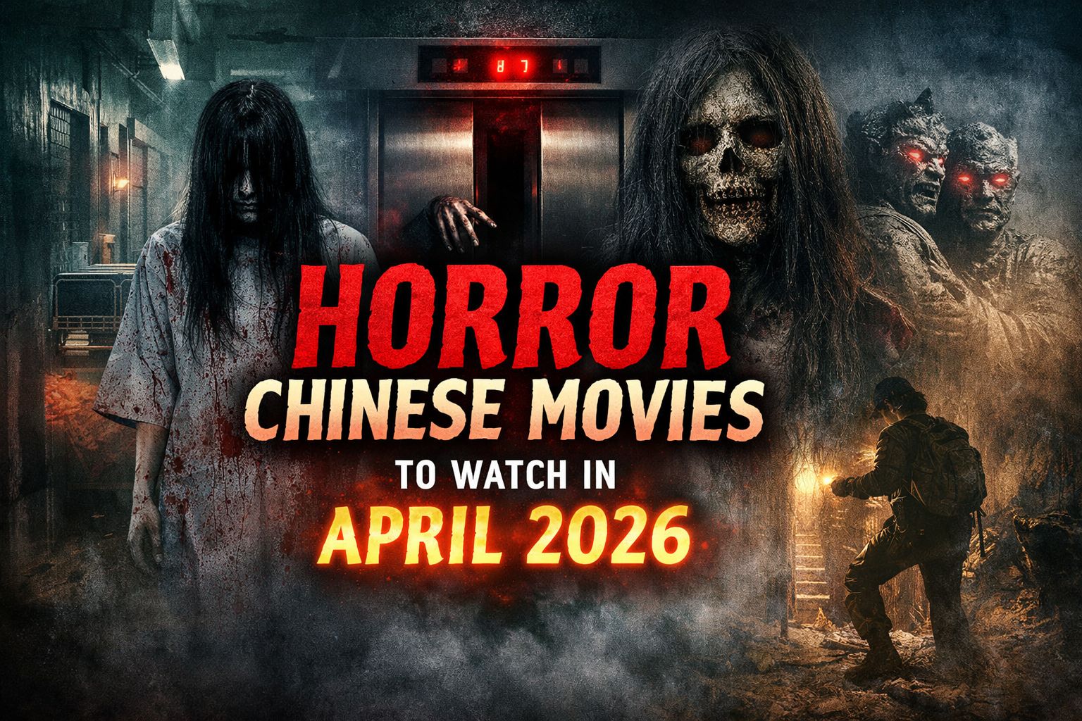 Horror Chinese movies April 2026 featuring scary Asian horror scenes including supernatural thriller and dark folklore elements