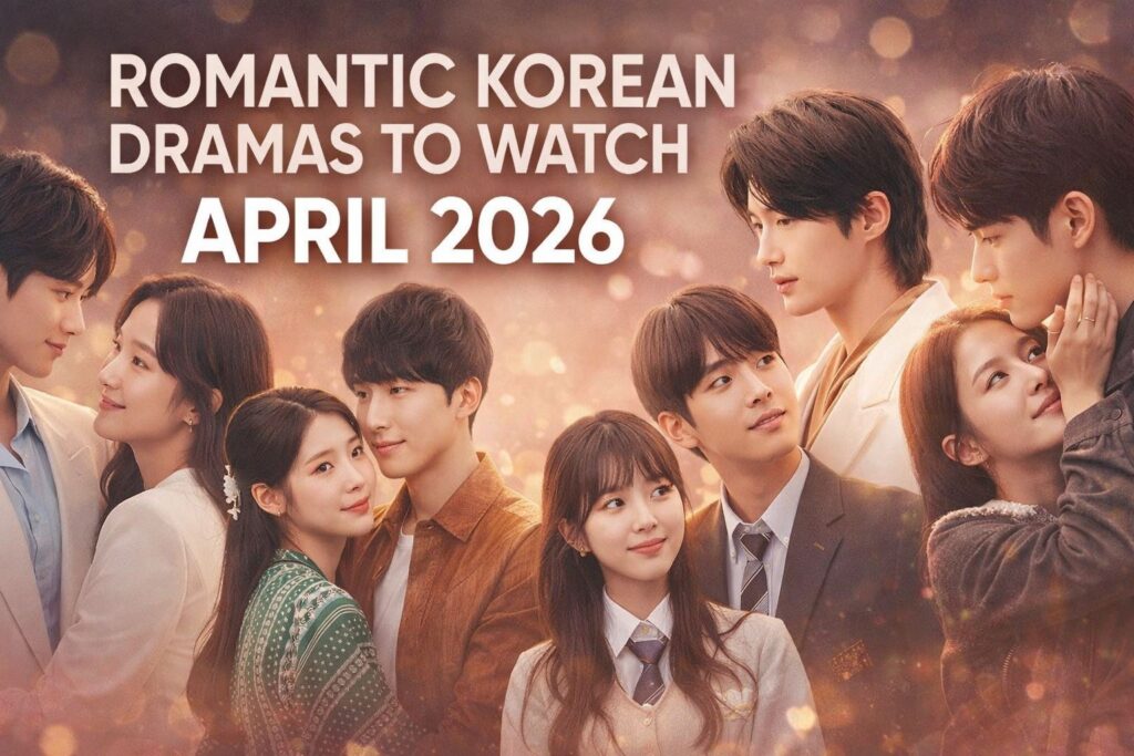 Romantic Korean dramas April 2026 featuring popular Kdramas couples from latest Korean drama lineup