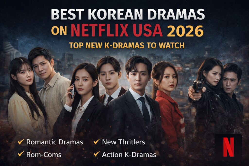 Best Korean dramas on Netflix USA 2026 featuring new K-drama series to watch