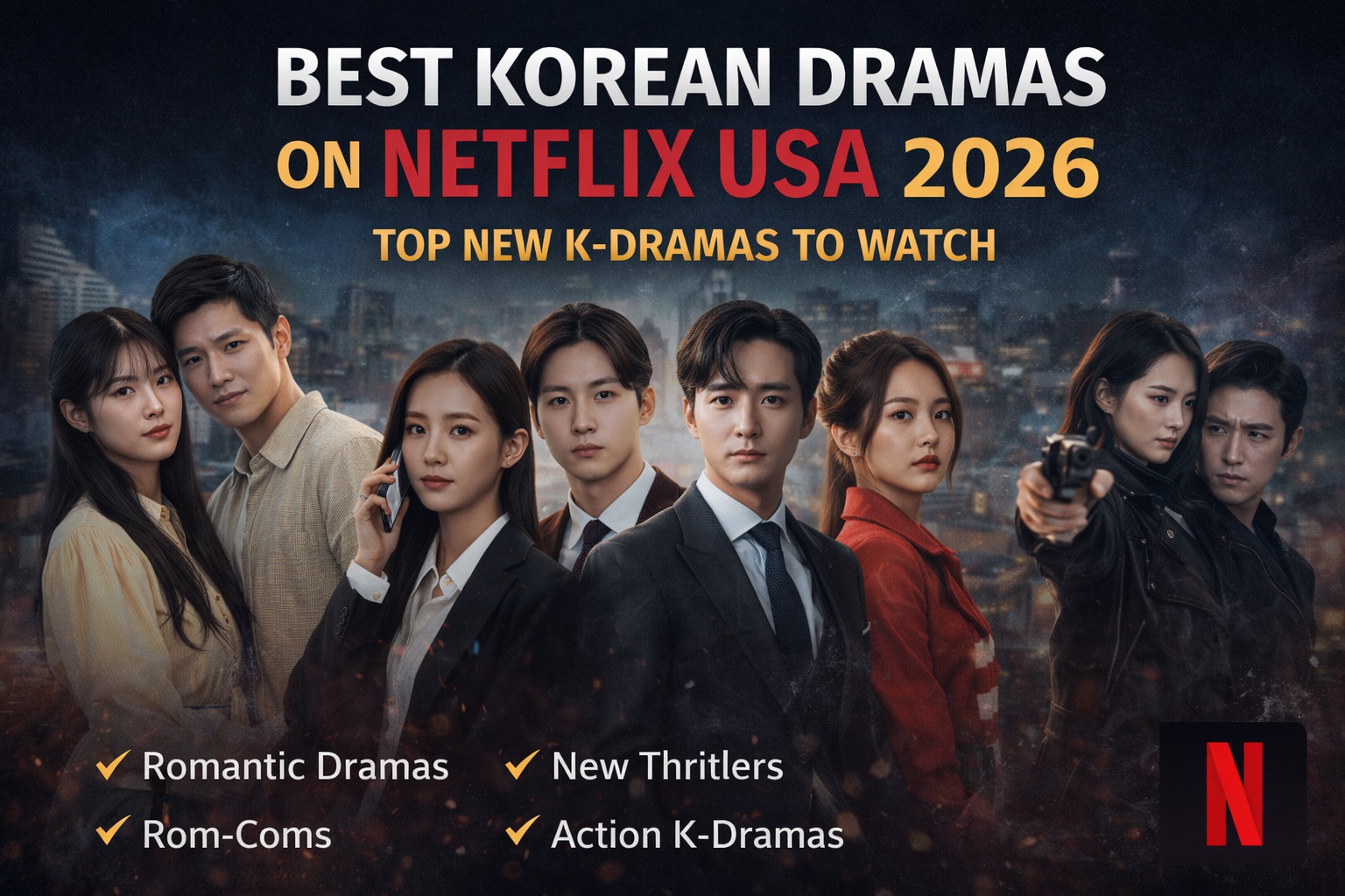 Best Korean dramas on Netflix USA 2026 featuring new K-drama series to watch