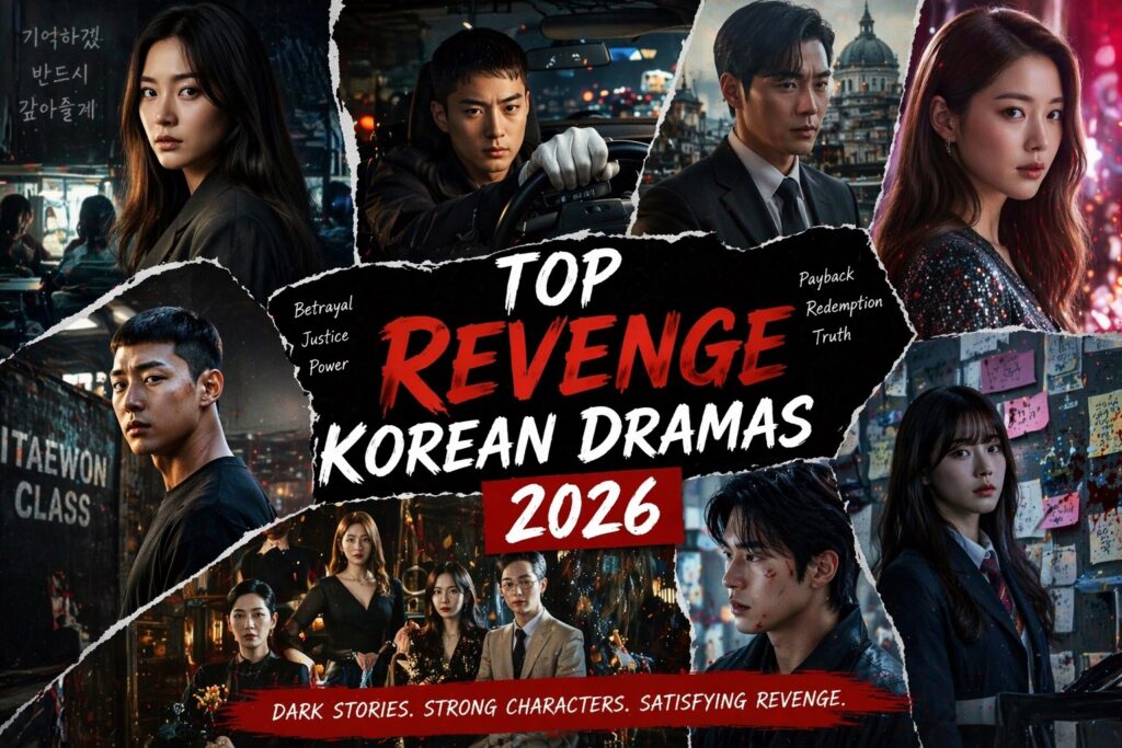 Best revenge Kdramas 2026 list with thriller, action, and emotional revenge stories