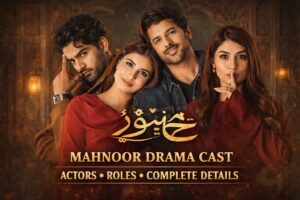 Mahnoor drama cast featuring main actors Humayun Ashraf, Zoya Nasir and lead cast members on ARY Digital