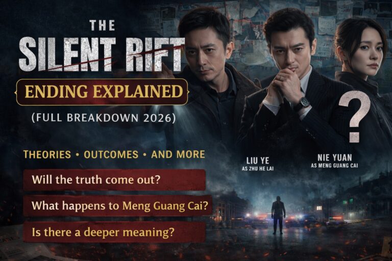 The Silent Rift ending explained featuring main characters in Chinese thriller drama