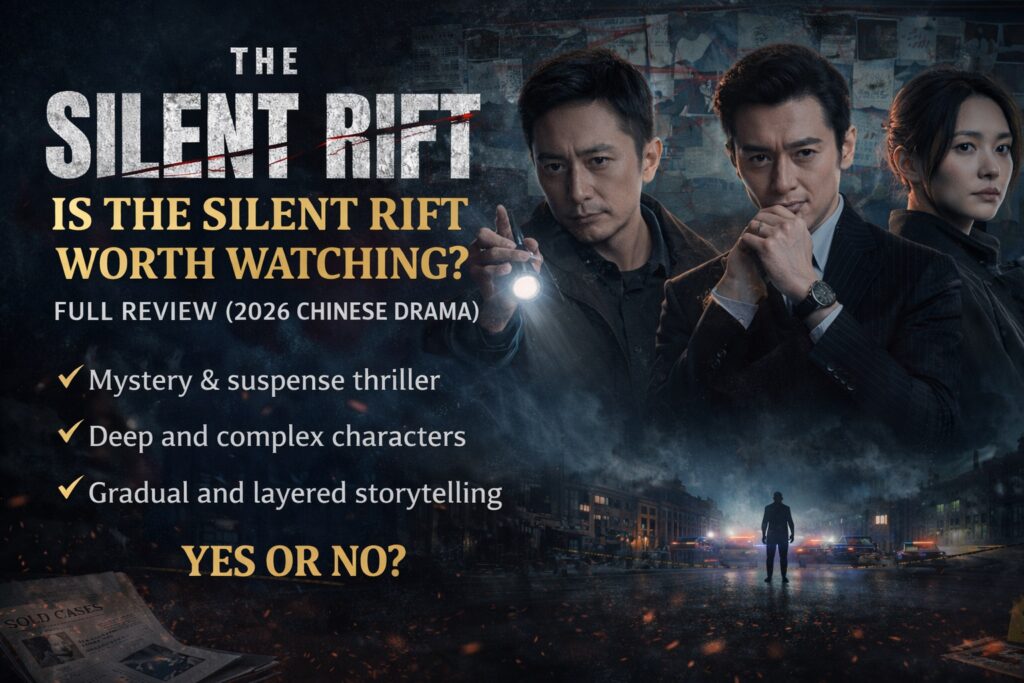 The Silent Rift review featuring main characters in Chinese thriller drama
