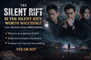 The Silent Rift review featuring main characters in Chinese thriller drama