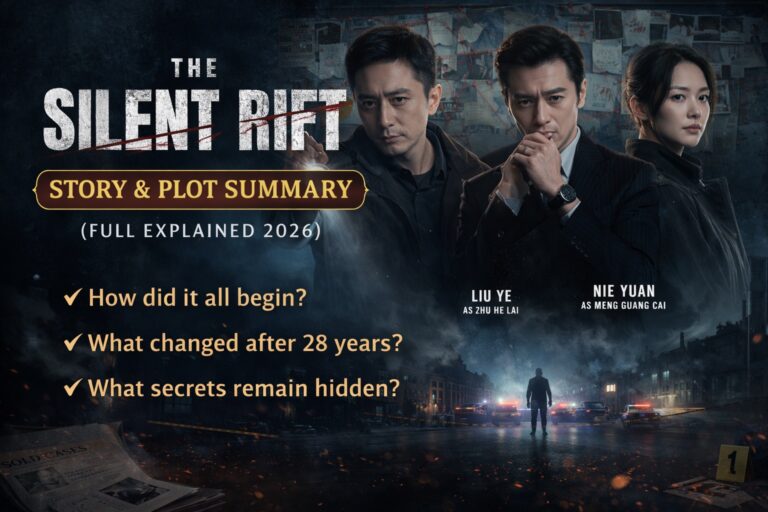 The Silent Rift story and plot summary featuring main characters in Chinese thriller drama