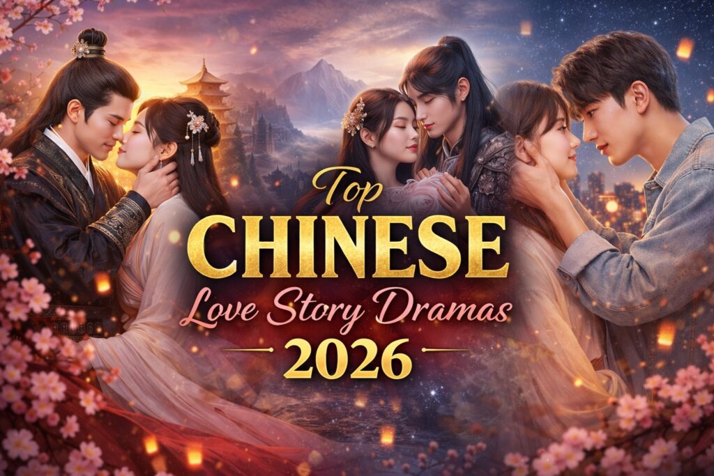 Top Chinese love story dramas 2026 featuring romantic C-dramas from modern, historical, and fantasy genres