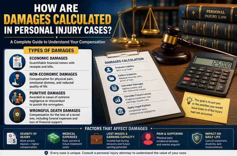 how are damages calculated in personal injury cases